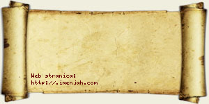 Andjelina Bijelić vizit kartica